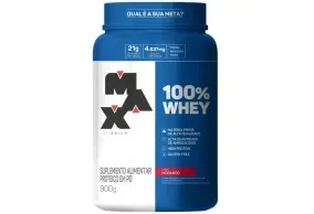 100% Whey Pote Morango 900g