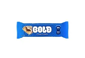 Bold Bar Barra Proteína Cookies e Cream 60 Gramas