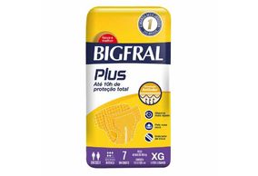 Fralda Geriátrica Bigfral Plus XG 7 unidades