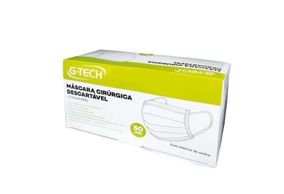 Máscara Cirúrgica Descartável G-Tech 50 Unidades