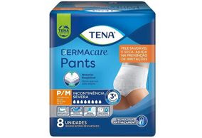 Roupa Íntima Tena Pants Dermacare P/M 8 unidades