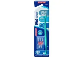 Escova Dental Unitufo Uno DentalClean com Suporte Para Interdental Cilíndrica Refil 0,5 mm 6 unidades unidade