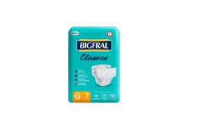 Fralda Geriátrica Bigfral Classic G 7 unidades