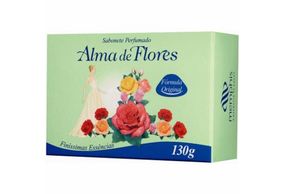 Sabonete em barra perfumado alma de flores  130g