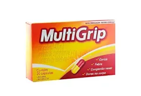 Multigrip 4mg + 400mg + 4mg 20 Cápsulas Gelatinosas Duras