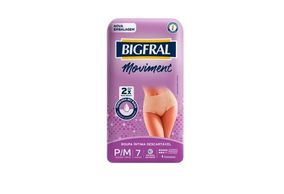 Roupa Íntima Descartável Bigfral Moviment Feminina P/M 7 unidades