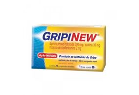 Gripinew 250mg + 30mg + 2mg 20 comprimidos revestidos