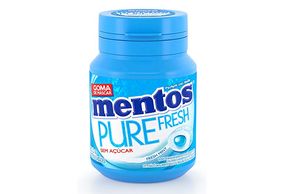 Goma de Mascar Mentos Pure Fresh Mint Mentos 56g