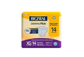 Fralda Geriátrica Bigfral Derma Plus XG 14 unidades