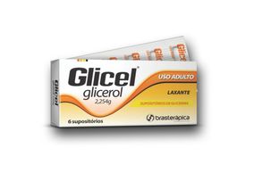 Glicel ADT 2,254g 6 Supositório