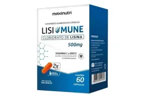 Maxinutri Lisi Mune 500mg 60 Cápsulas