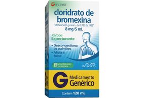 Cloridrato de Bromexina 8mg/5ml 120 ml