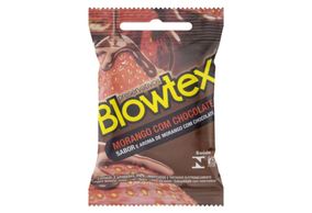 Preservativo Blowtex Morango com Chocolate 3 Unidades