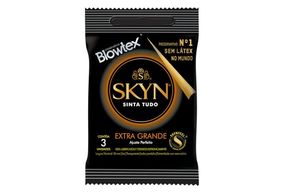 Camisinha Blowtex Skyn Extra Grande 3 unidades