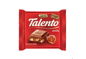 Chocolate Talento ao Leite com Avelãs 25g