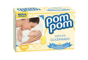 Sabonete Glicerinado Pom Pom barra 1 unidades