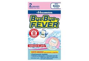 Adesivo Infantil Bye Bye Fever Bebês 0 a 2 anos 2 unidades