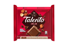 Chocolate Garoto Talento Avelãs 85g