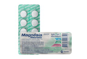 Magnésia Bisurada 10 pastilhas