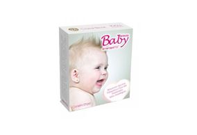 Brinco Studex Baby Daisy cristal rosa fúcsia 1 par