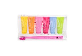Kit Curaprox Be You escova dental, sortido com 1 unidade + creme dental, 6 unidades 15g