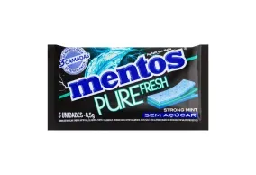 Goma de Mascar Mentos Strong Mint 8,5 gramas
