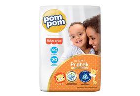 Fralda Pom Pom Derma Protek Jumbo XG 20 unidades