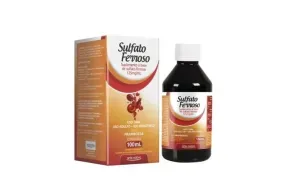 Sulfato Ferroso Sabor Framboesa 125mg/mL 100 mililitros