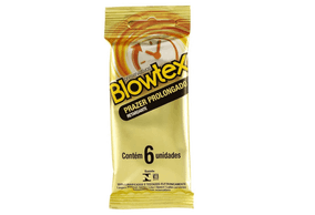 Preservativo Blowtex Prazer Prolongado 6 unidades