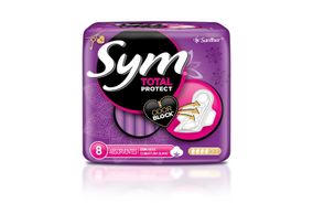 Absorvente Sym Total Protect Suave Com Abas 8 unidades