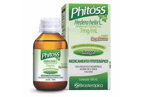 Phitóss Framboesa Sem Açúcar e Corantes Xarope 7mg/ml 100ml