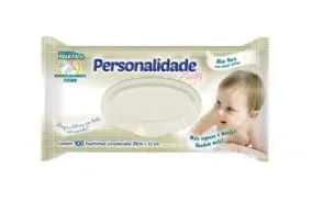 Lenço Umedecido Personalidade Baby 100 unidades