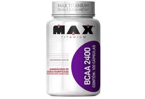 BCAA 2400 Max Titanium 100 cápsulas