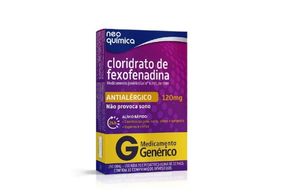 Cloridrato de Fexofenadina 120mg 10 comprimidos revestidos Neo Química