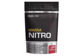 Massa Nitro Probiótica Morango Refil 2,5Kg