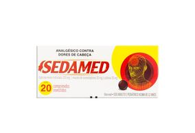 Sedamed 30mg + 300mg + 30mg 20 comprimidos
