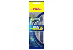 Aparelho para Barbear Gillette Prestobarba UltraGrip 3  leve 4 pague 3 unidades