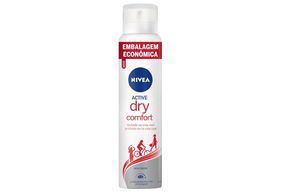 Desodorante Antitranspirante Feminino Nivea Active Dry Comfort Aerossol 200ml