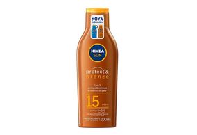 Protetor Solar Corporal Nivea Sun Protect & Bronze FPS 15 200ml