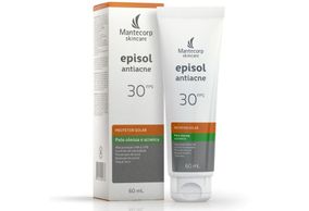 Protetor Solar Episol Antiacne FPS 30 60mL