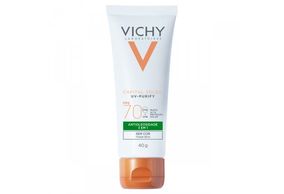 Protetor Solar Vichy Purify sem cor FPS70 40 gramas