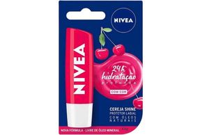 Batom Protetor Labial Nivea Cereja Shine 4,8g