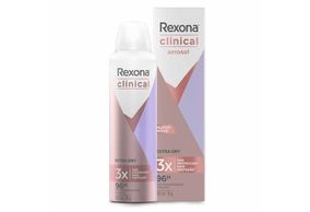 Desodorante Aerosol Rexona Feminino Clinical Extra Dry 150ml