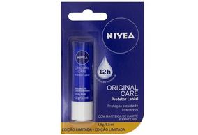 Batom Protetor Labial Nivea Original Care 4,8g