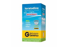 Loratadina 1mg/ml 100ml Cimed