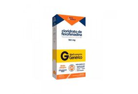 Cloridrato de Fexofenadina 180mg Nova Química 10 Comprimidos