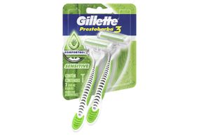 Aparelho Gillette Prestobarba 3 Sensitive 2 unidades