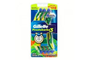 Aparelho para Barbear Gillette Prestobarba 3  leve 8 pague 6 unidades