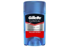 Desodorante Antitranspirante Masculino Gillette Clinical Clear Gel Pressure Defense stick 45g