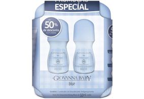 Desodorante Antiperspirante Giovanna Baby Blue roll-on 2 unidades de 50mL 1 kit